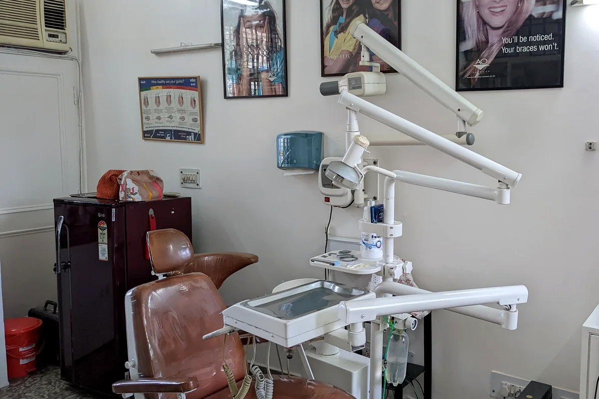 The orthodontic treatment room on the first floor